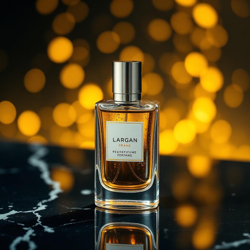 Amplify Vision generated luxury perfume hero shot